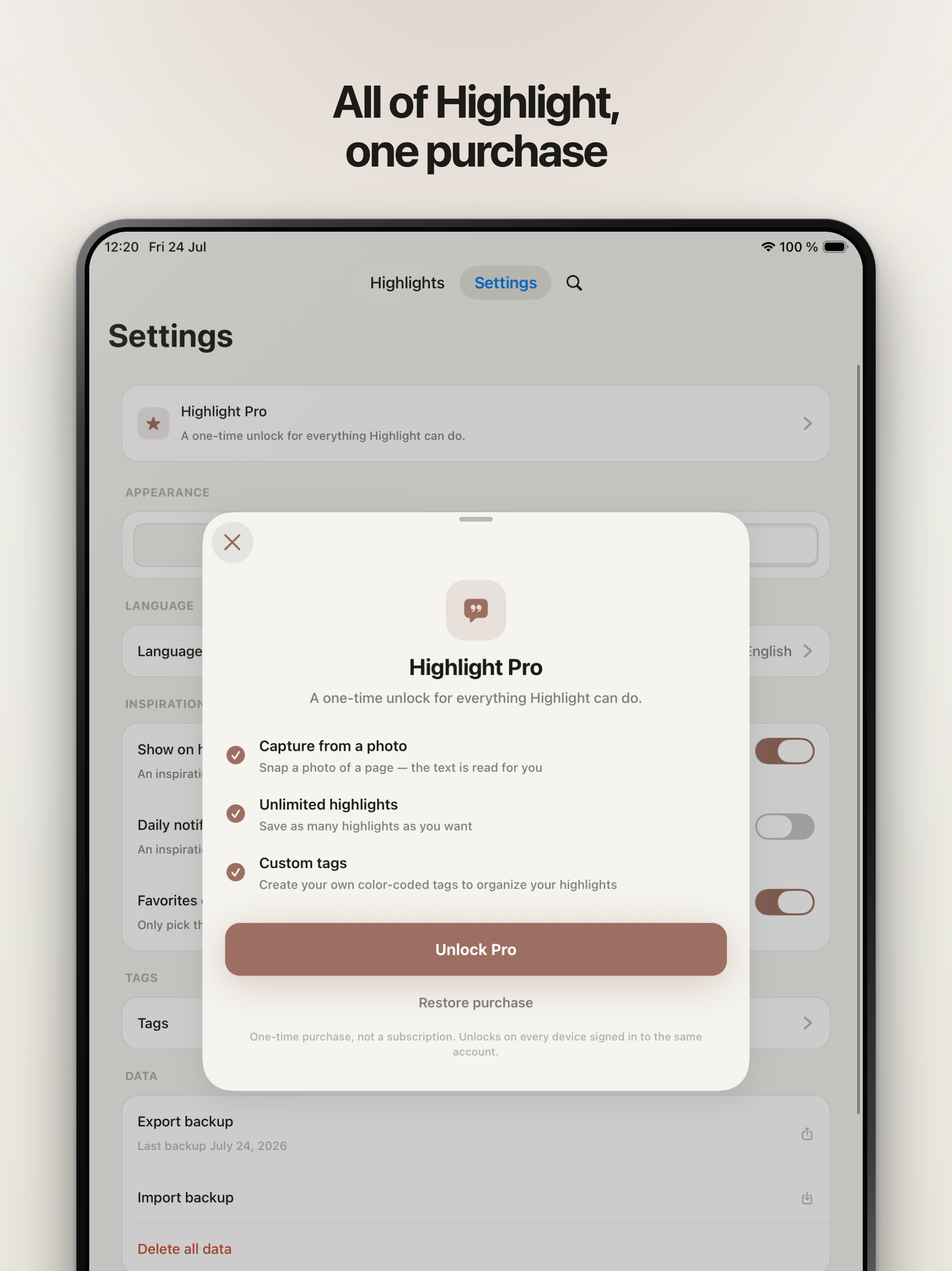Highlight: Quotes & Ideas screenshot 14