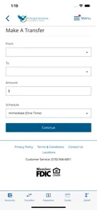 Susquehanna Comm Bank – Mobile screenshot #6 for iPhone