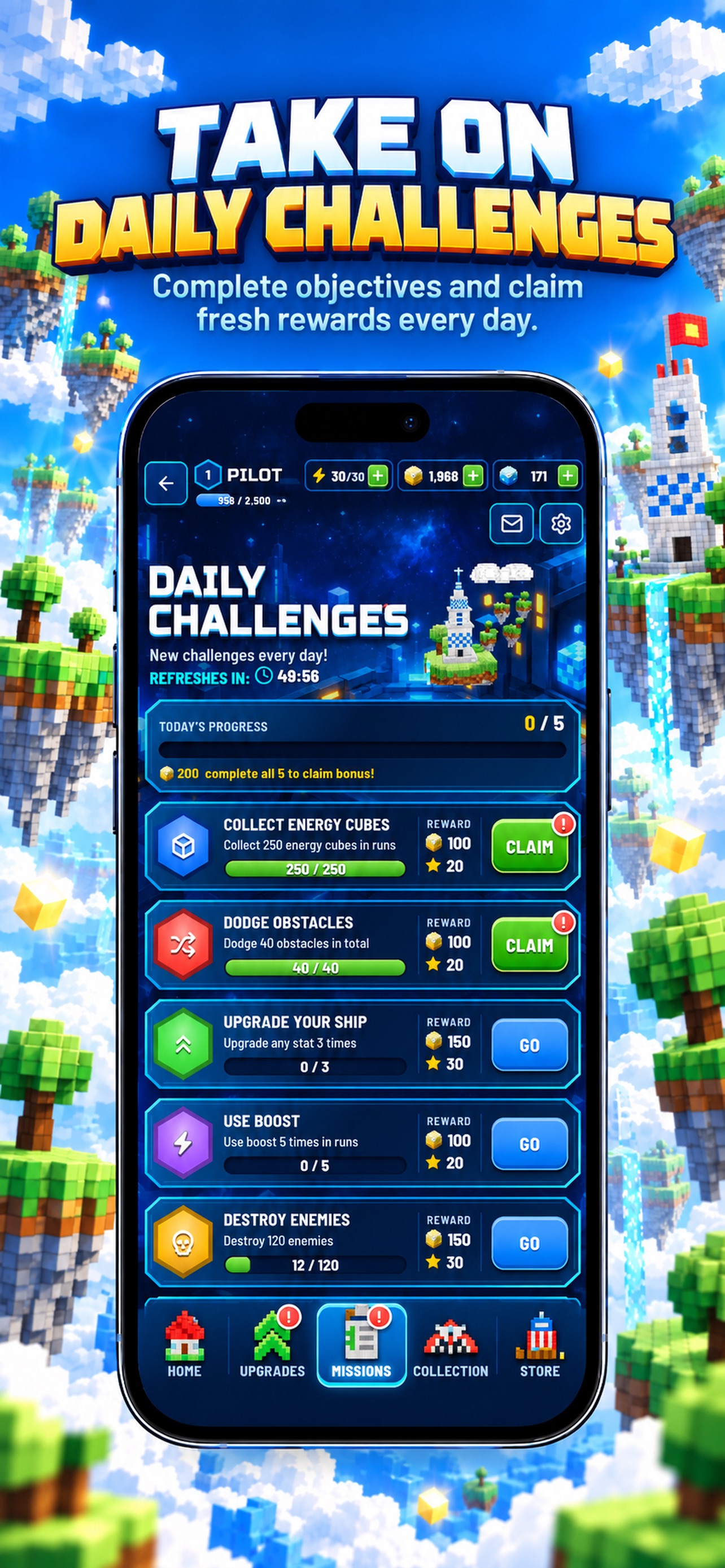 Screenshot 3 of Sky Drifter: Flight Rush
