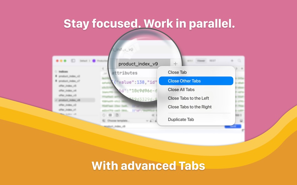 #2. Rubber - GUI for Elasticsearch (macOS) Door: Binary Work LLC