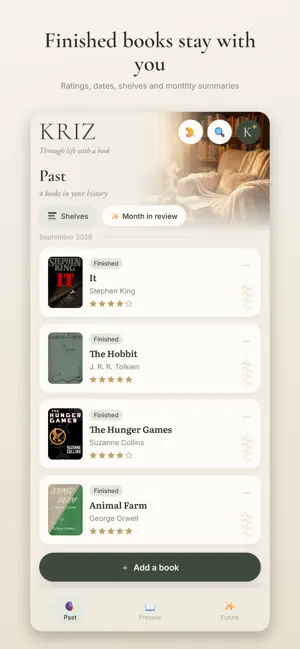 KRIZ — Reading Diary screenshot 3