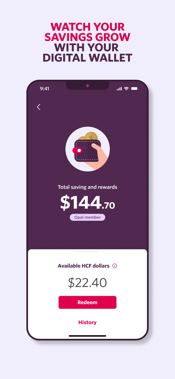 The HCF Thank You app
