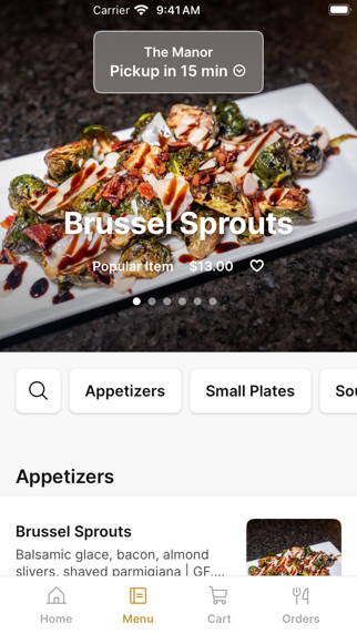 The Manor To Go app screenshot 2