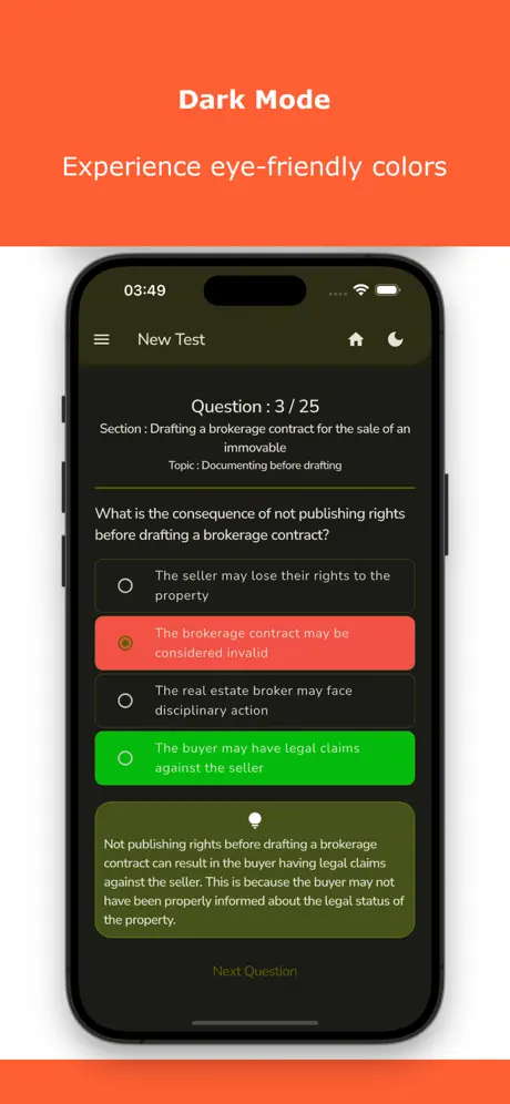 Real Estate Brokerage Test Screenshot 4