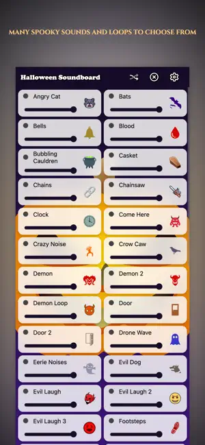 Halloween Soundboard App screenshot 1