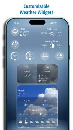 Screenshot von Meteo - By ILMeteo.it auf dem iPhone 4