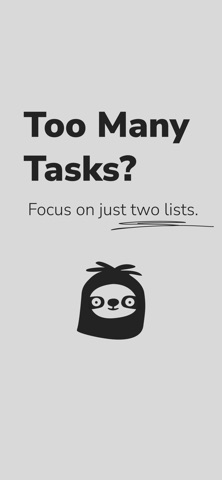 Slothy: Daily Todo & Planner iPhone screenshot