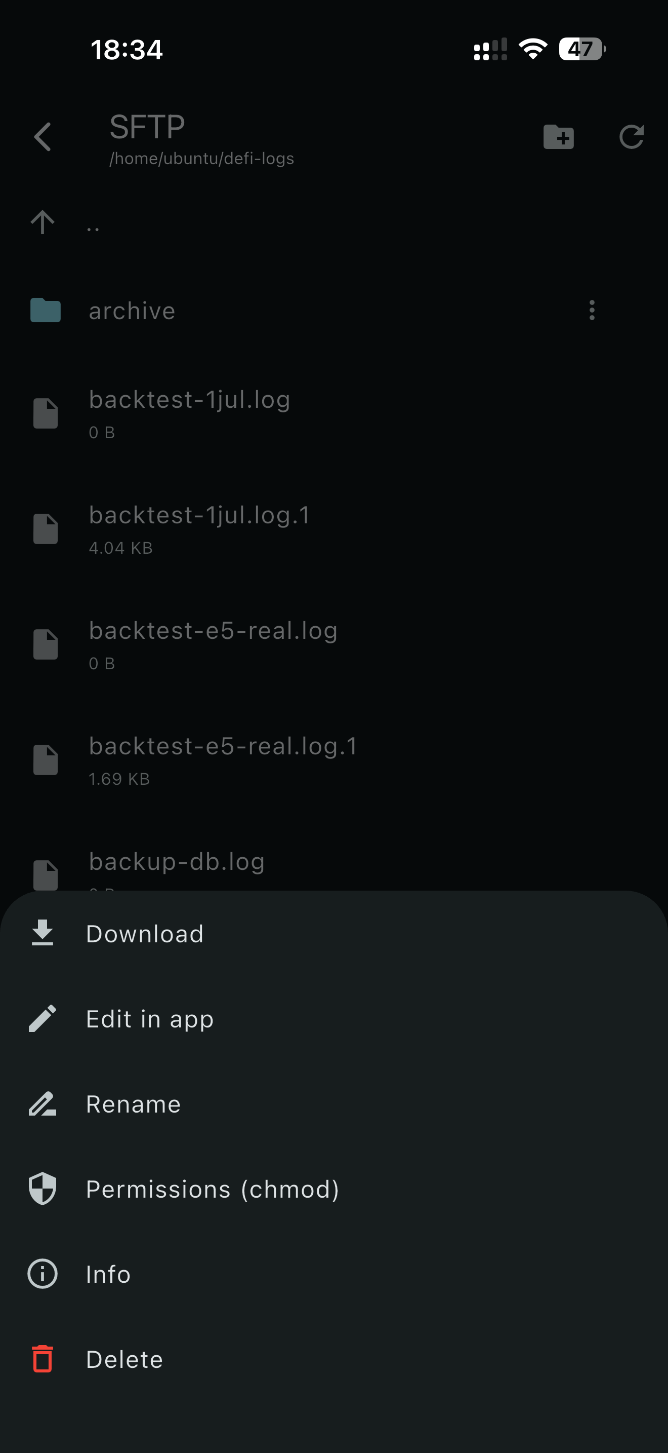 ShellPhone - SSH client screenshot 8