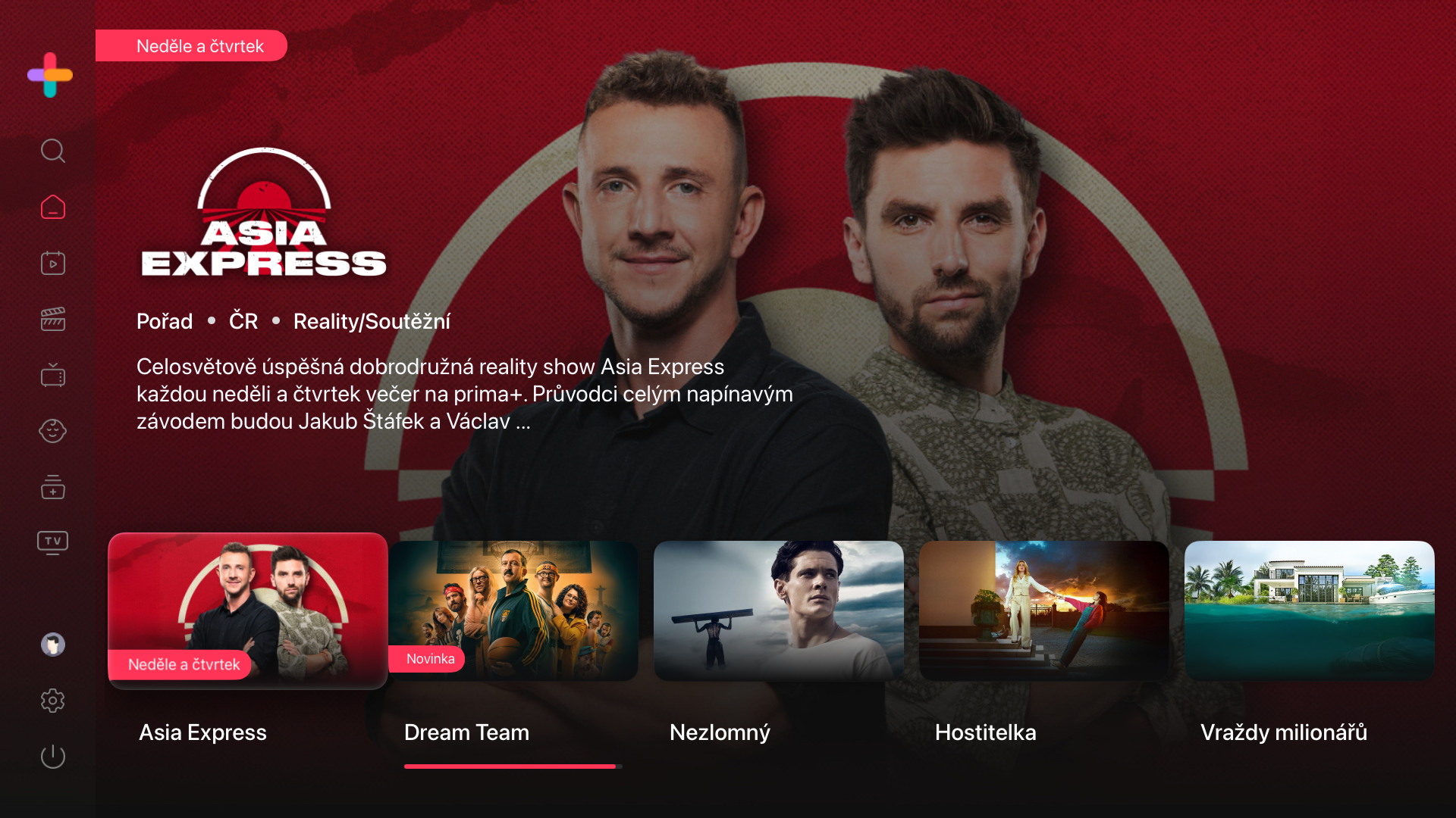 prima+ filmy a TV seriály