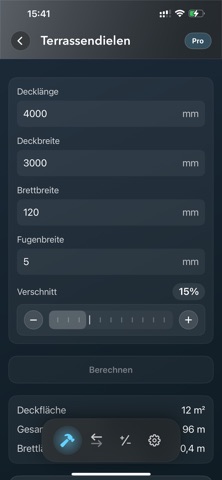 Baurechner Pro²: Dach & Treppe screenshot 1