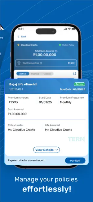 Bajaj Life Insurance screenshot 3