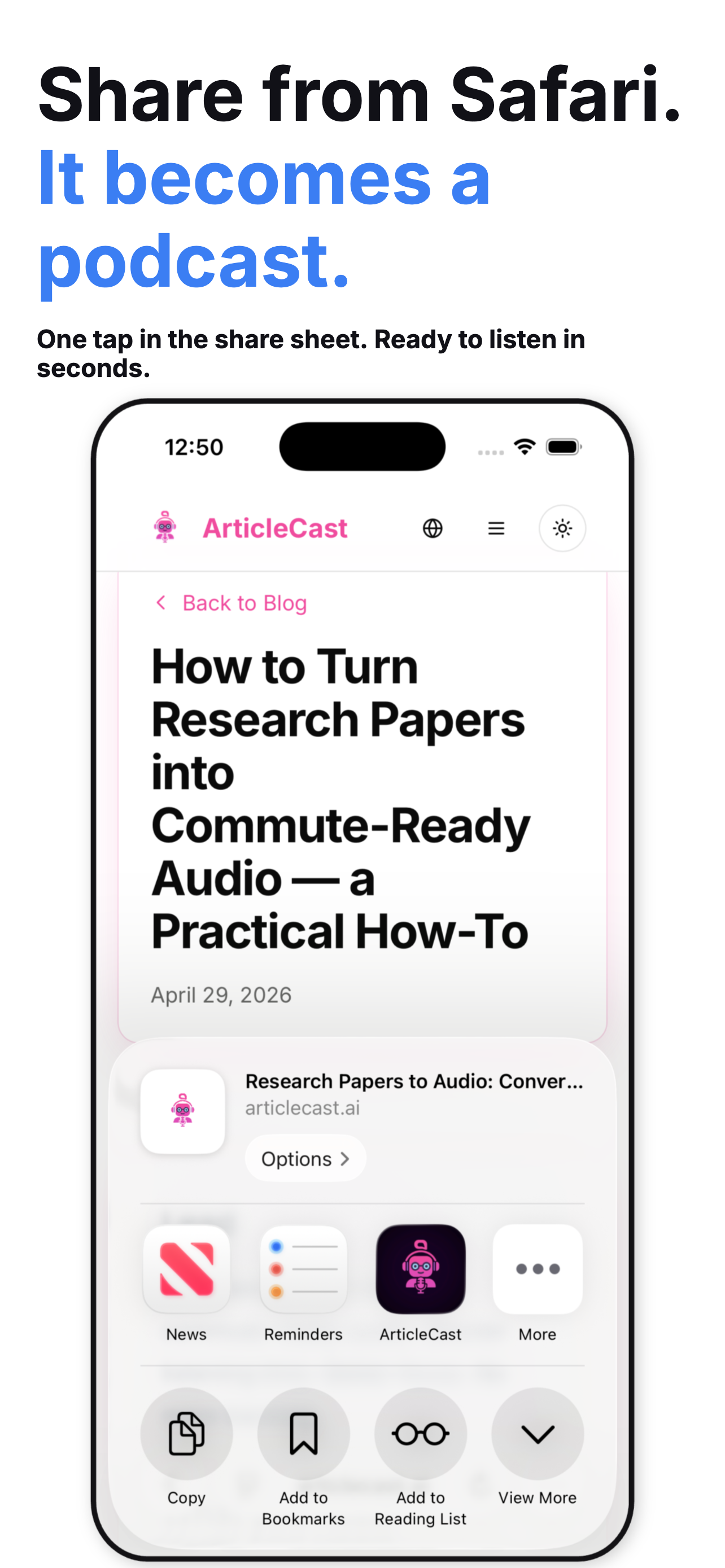 ArticleCast: AI Podcast Maker screenshot 4
