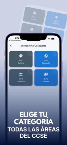 CCSE 2026: Spanish Nationality iPhone screenshot