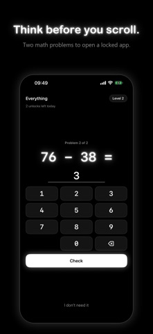 Dark Box: Math App Lock screenshot 2