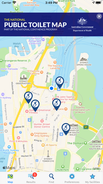 Screenshot #1 pour National Public Toilet Map