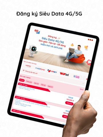 Đăng ký 4G/5G iPad screenshot 1