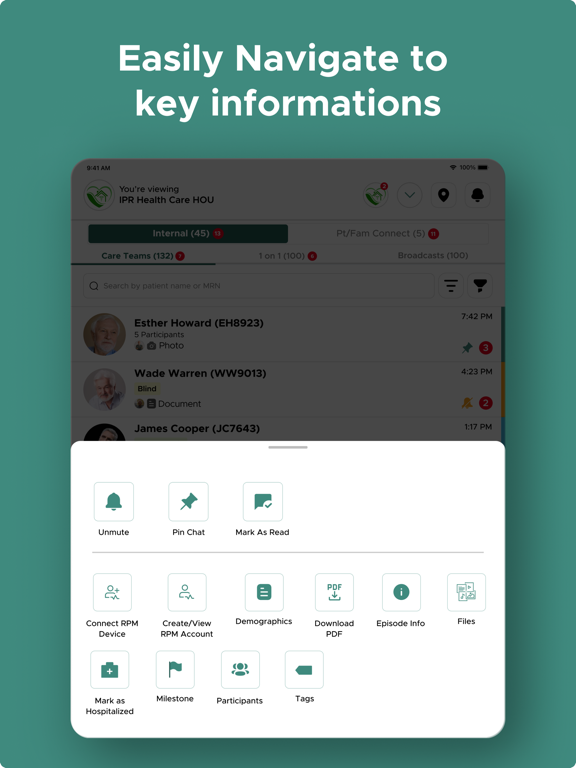 Care Coordinations iPad screenshot 3 - Medical app