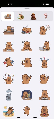 Happy Critters Sticker Set Screenshot 1 of 5