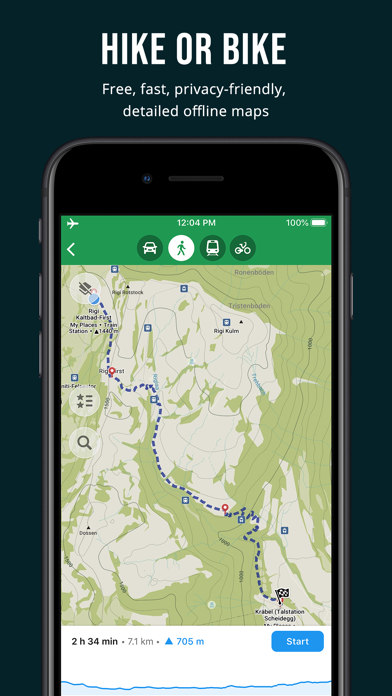 Screenshot #1 pour Organic Maps – GPS hors ligne