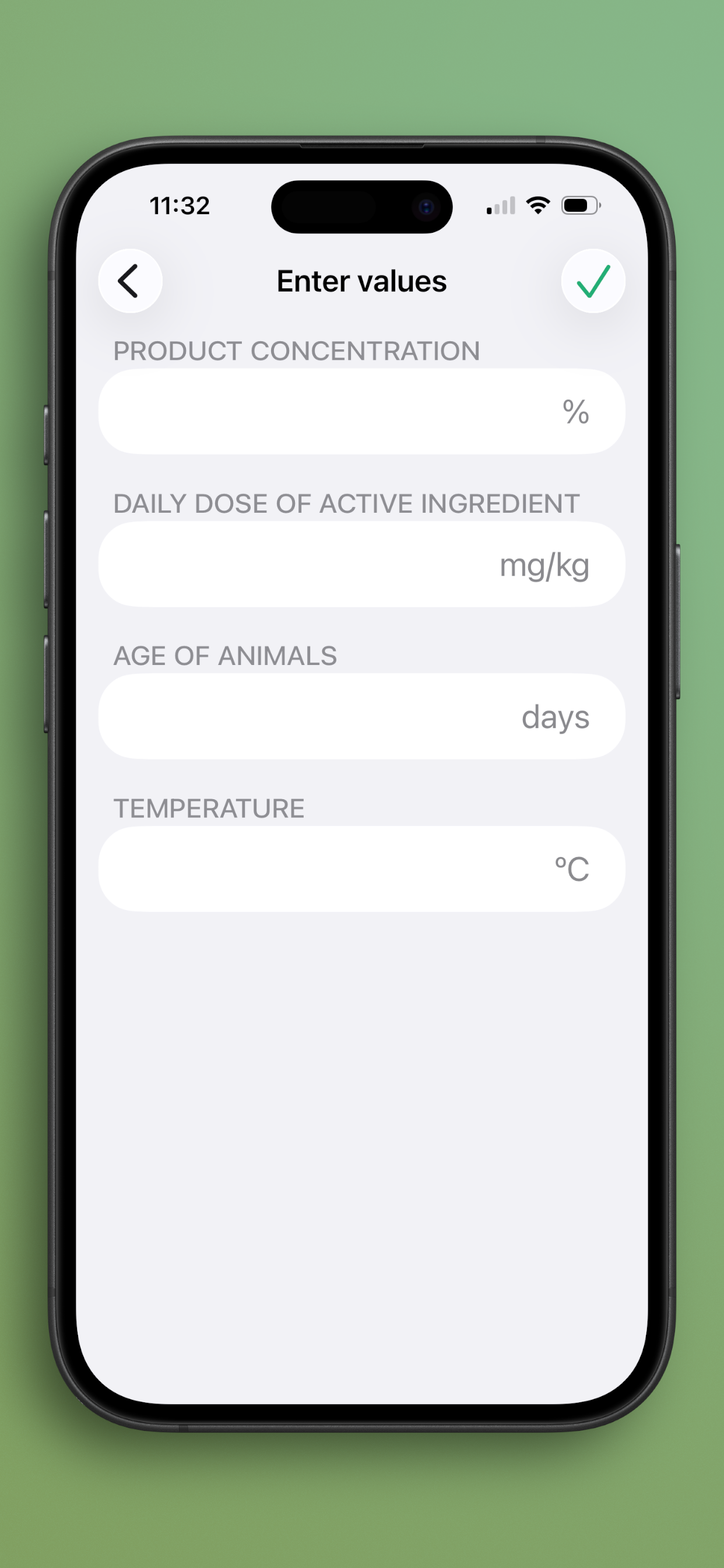 Huvepharma Dose Calculator