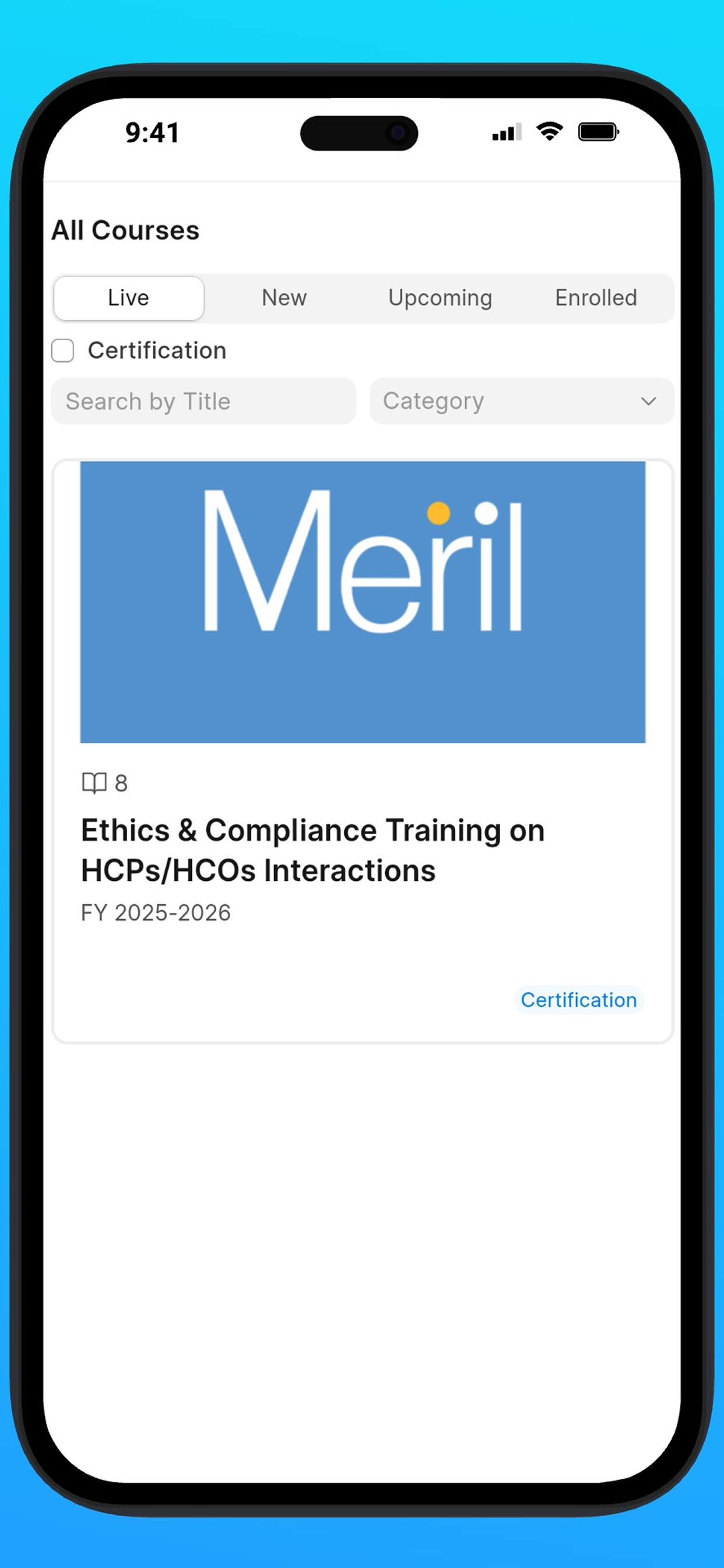 Meril LMS screenshot 3