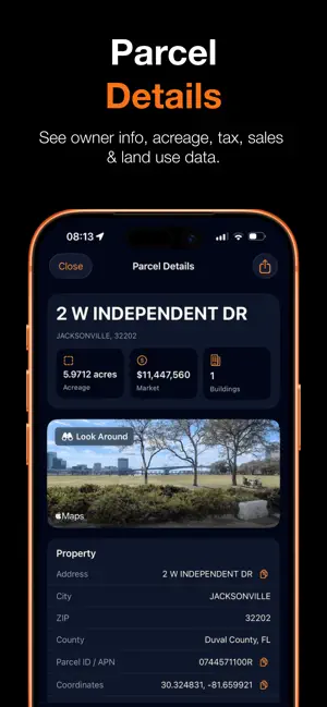 Acre Bound: Property Lines Map screenshot 2