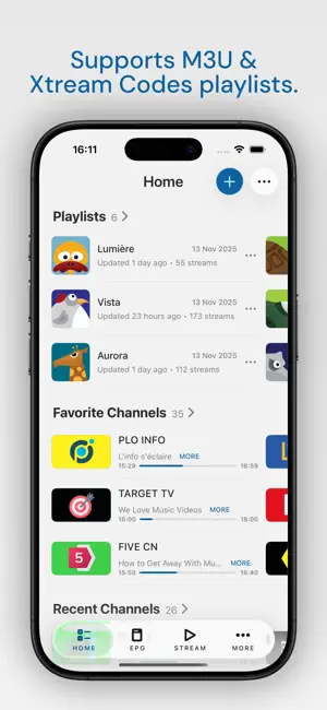 Perfect IPTV Player screenshot 1