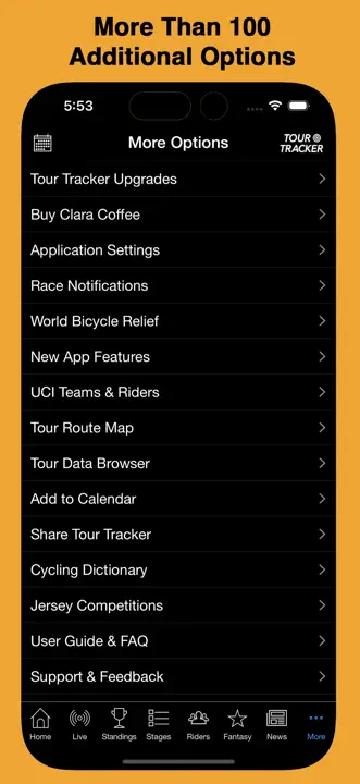 Tour Tracker Pro Cycling: Screenshot 10 von 10