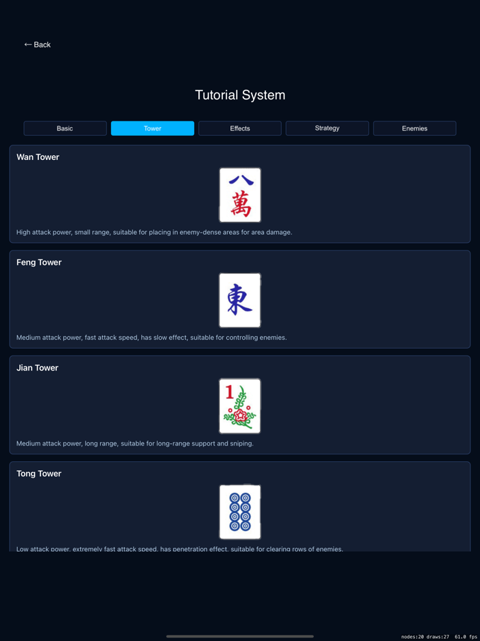 Mahjong Tower Defenser