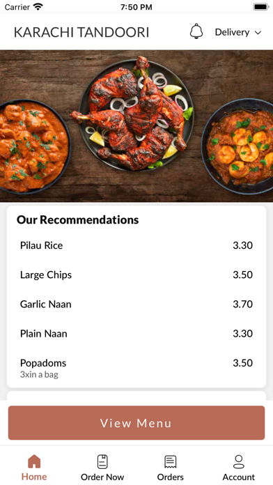 KARACHI TANDOORI Screenshot