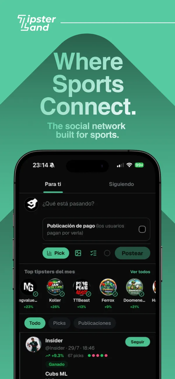 Screenshot #1 pour Tipsterland - Apuestas