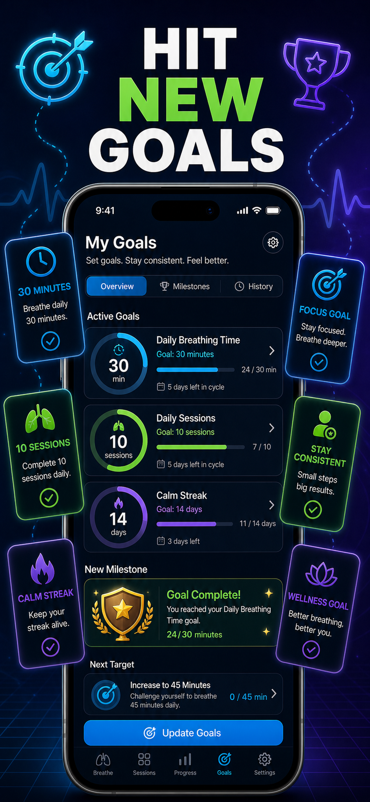 4-7-8 Breathing Focus Timer screenshot 7