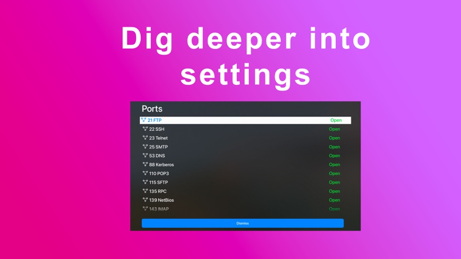 #3. NetworkCheck for TV (iOS) Podle: Alexander Kozlowski