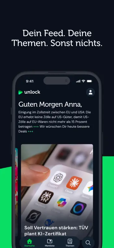 unlock: Nachrichten & News screenshot 3 of 10