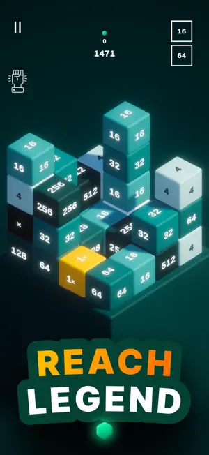 Orangle: 3D Merge Puzzle screenshot 4