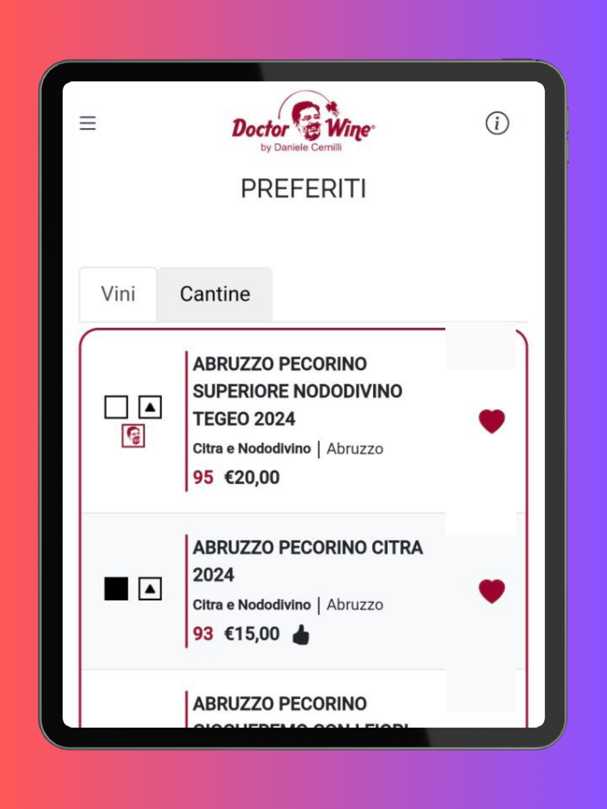 DoctorWine – Guida Vini Italia screenshot 13