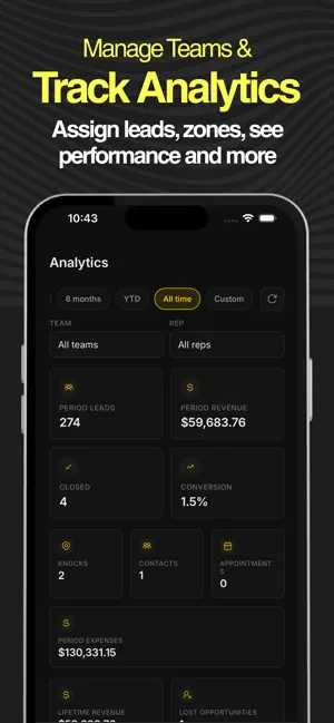 BetterKnocks D2D Sales CRM screenshot 3