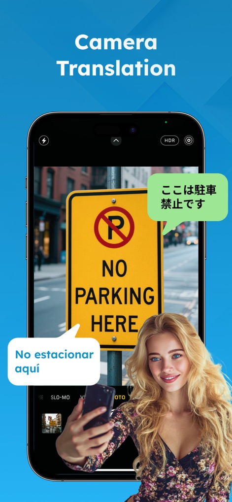 Live Talk Translator - Users can leverage the smart camera translation to instantly interpret signs by showcasing both the original text and its dual-language translations.