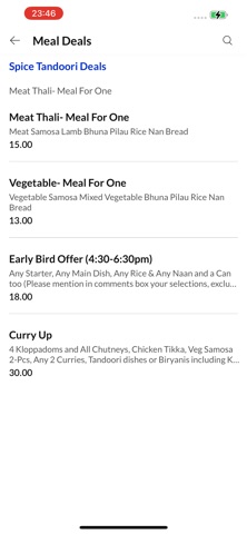 Spice Tandoori, Screenshot 4 of 5