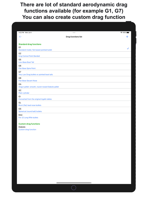 Chairgun Elite Ballistic Tool+ iPad screenshot 10 - Sports app