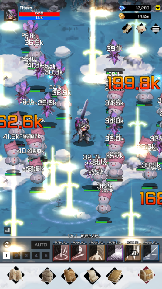 #6. F Class Adventurer: AFK RPG (iOS) Bởi: ekgames