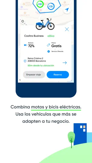 Captura de pantalla de Business Sharing en iPhone 3