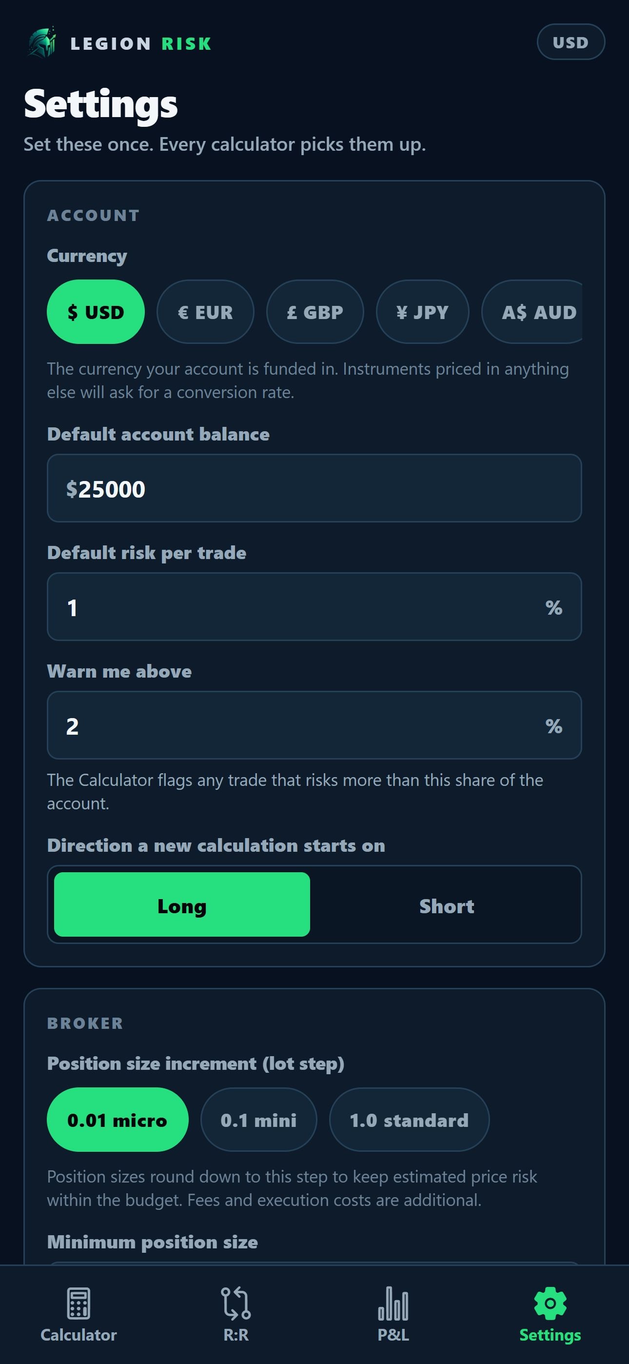 Screenshot 1 of Legion Risk