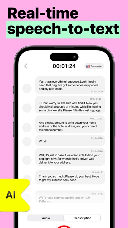 Voice Recorder: Speech-to-Text