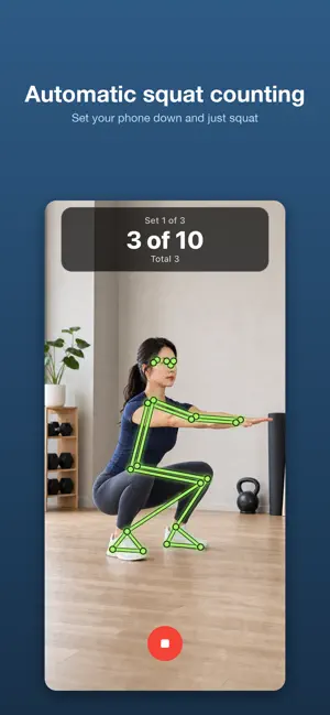 Squat Counter: MotionFit screenshot 1