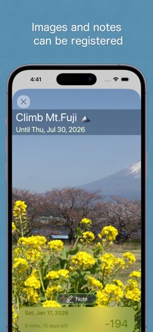 DaysKeeper iPhone screenshot