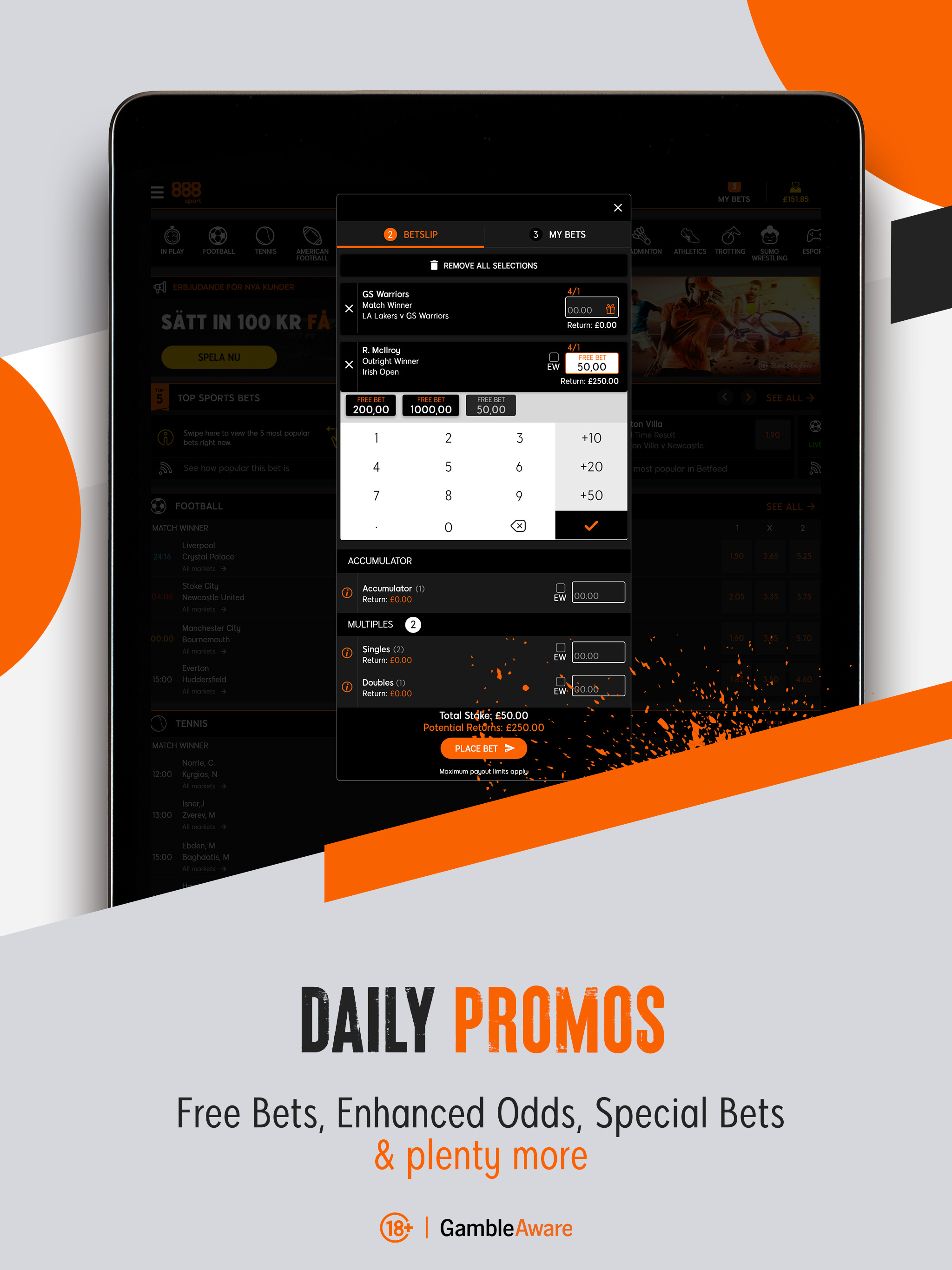 888 Sport: Live Sports Betting screenshot 13