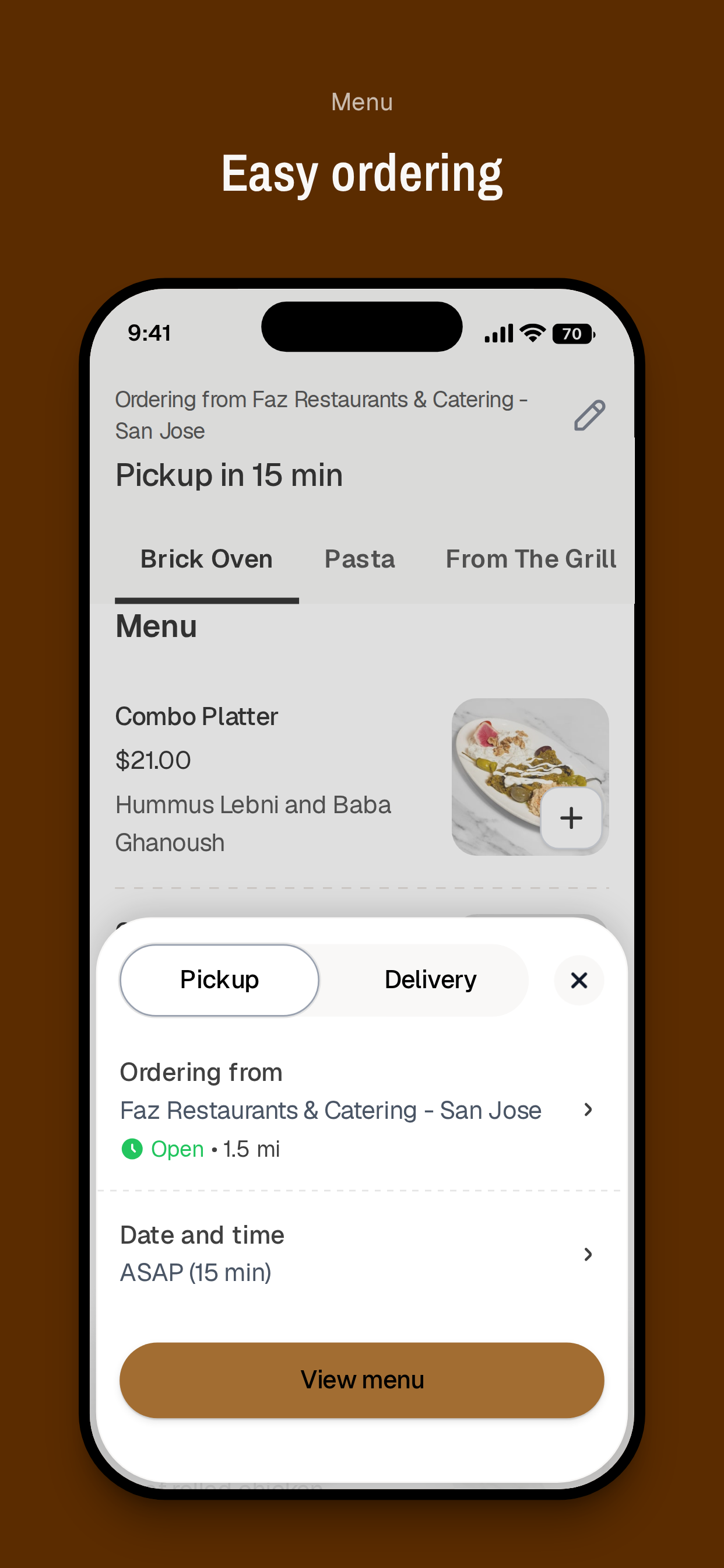 Faz Restaurants To Go screenshot 3