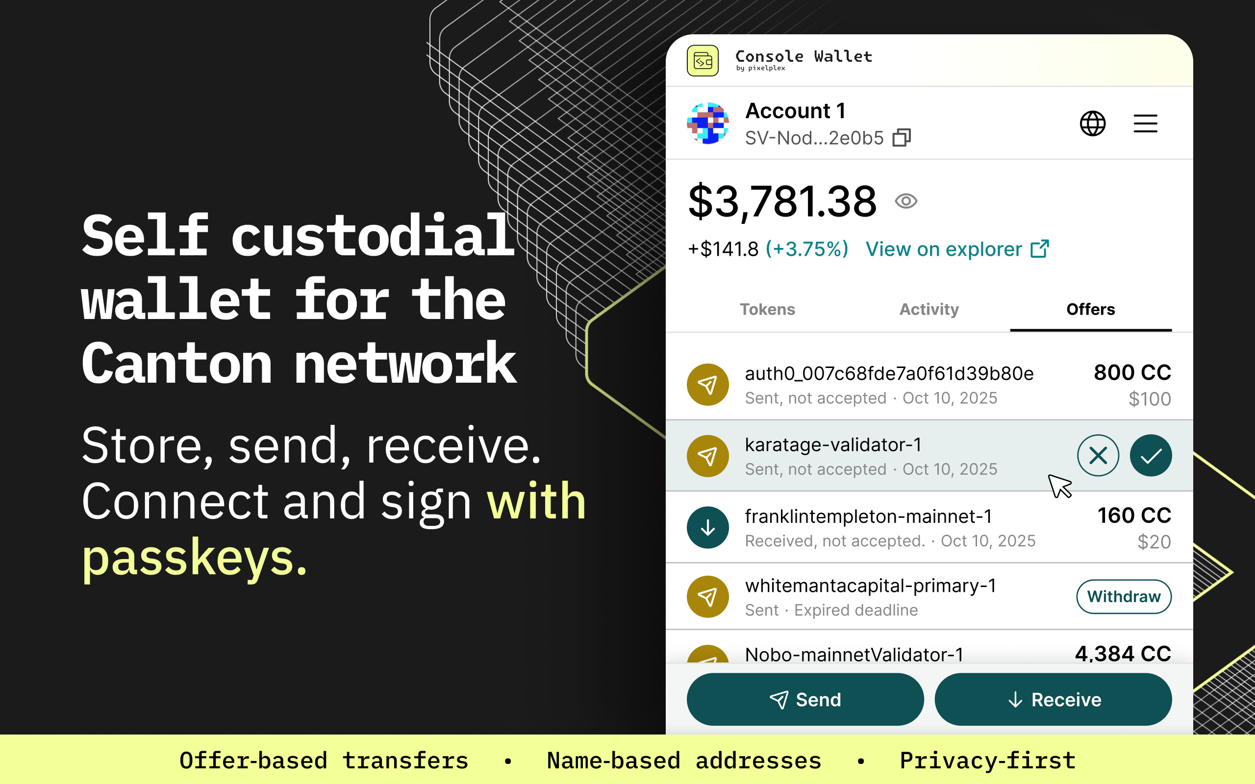 Console Wallet screenshot 21