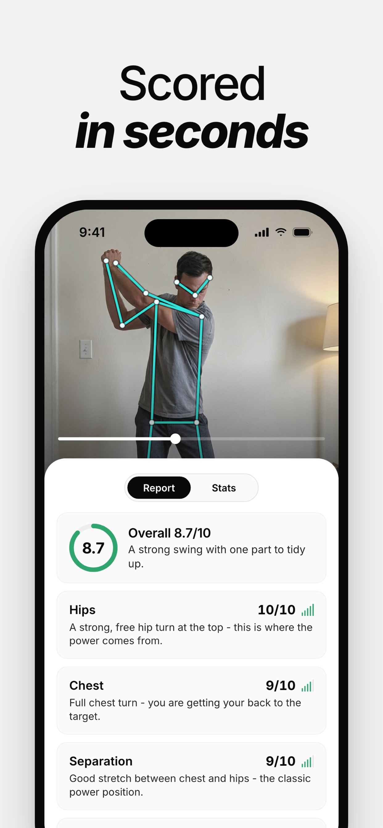 Screenshot 4 of Fairway: Golf Swing Analyzer